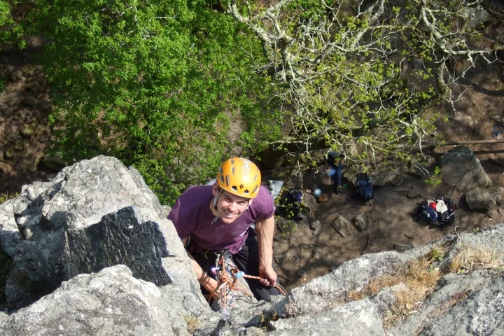 Dartmoor April07 climbing photo