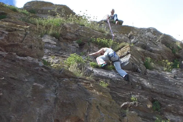 South Devon climbing photo