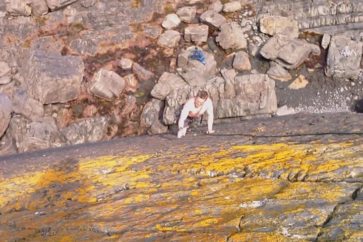 N Cornwall climbing photo