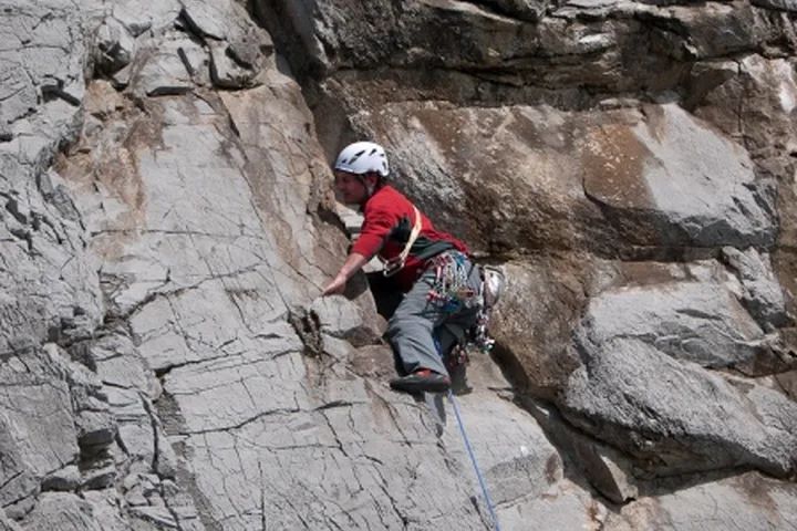 Pembrokeshire August climbing photo
