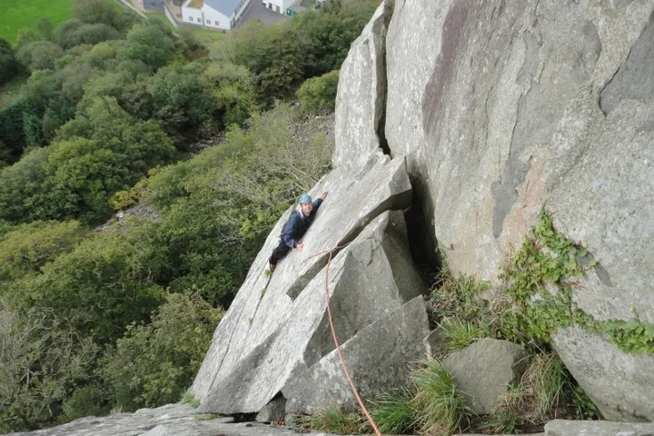 Rainy days in Tremadog climbing photo