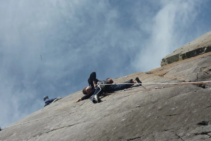 Pembroke climbing photo