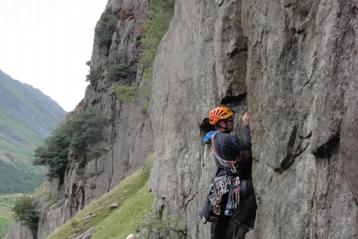 North Wales Bank Hol climbing photo