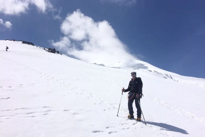 Mount Elbrus climbing photo