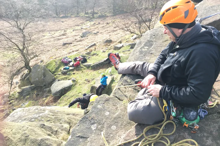 Peak District April 18 climbing photo