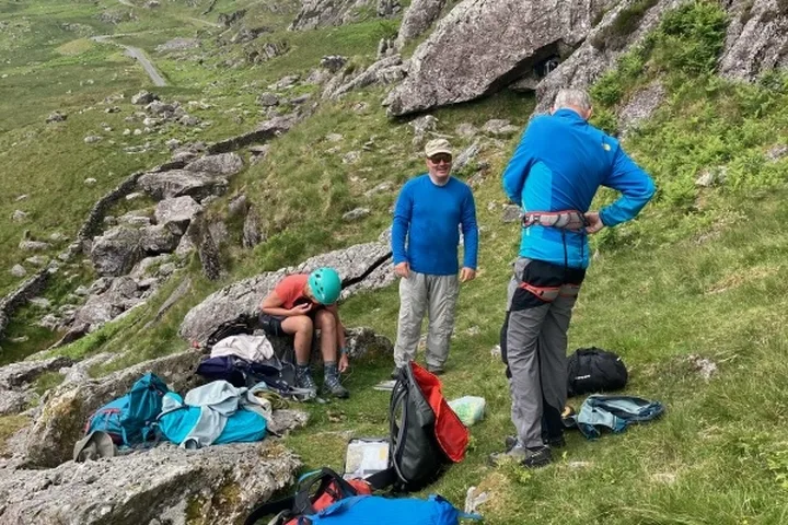 North Wales climbing photo