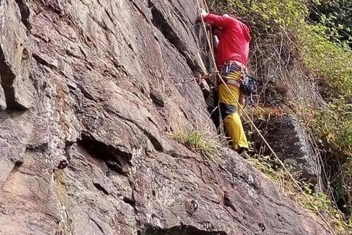 Tirpentwys Quarry July 2021 climbing photo