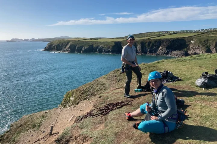 North Pembrokeshire climbing photo