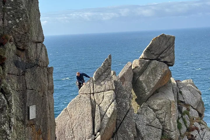August Bank Holiday in Cornwall climbing photo