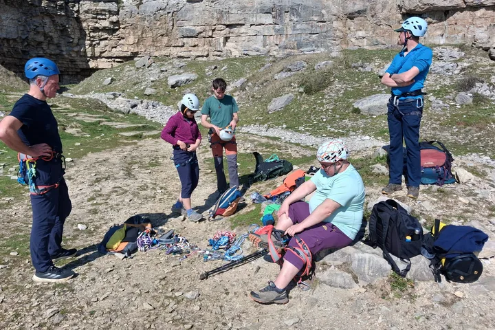 Dorset Skill Sharing Day March climbing photo
